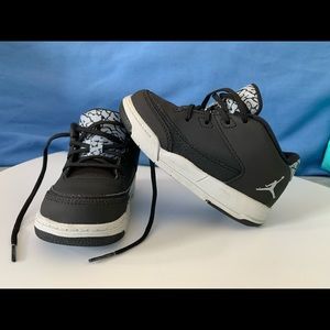Kids Air Jordan Sneakers size 8c. Black cement